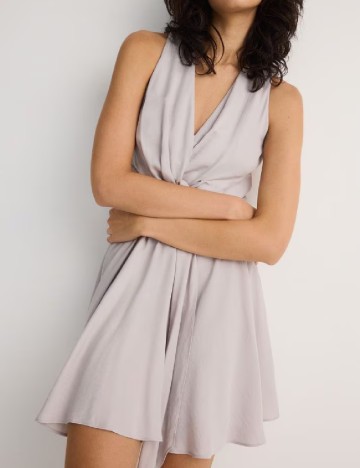 Rochie scurta Reserved, gri