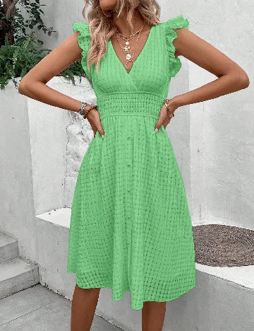 Rochie medie SHEIN, verde