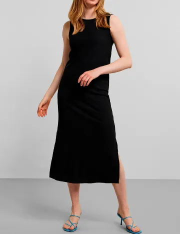 Rochie medie Pieces, negru