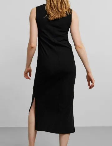 Rochie medie Pieces, negru