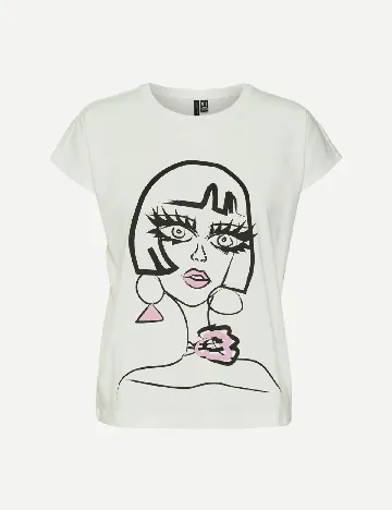 Tricou Vero Moda, alb