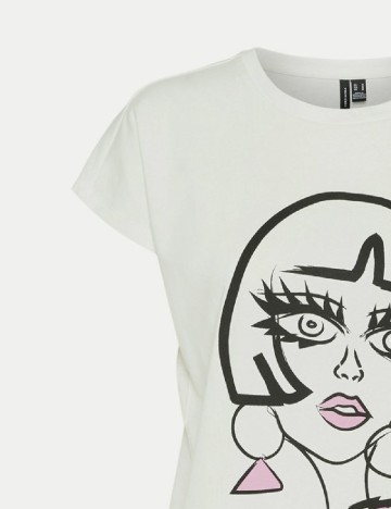 Tricou Vero Moda, alb