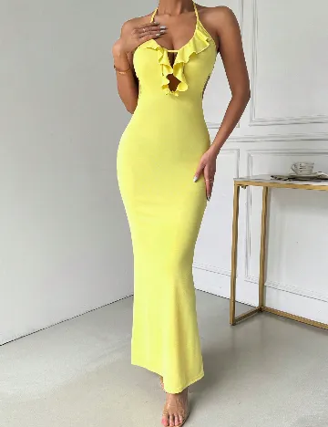 Rochie lunga SHEIN, galben