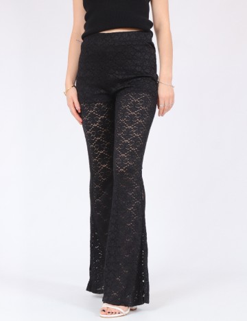 Pantaloni Something New, negru