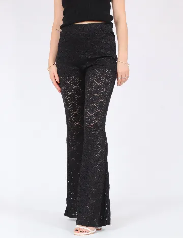 Pantaloni Something New, negru