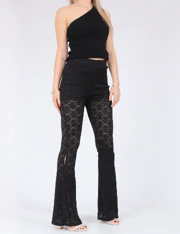 Pantaloni Something New, negru