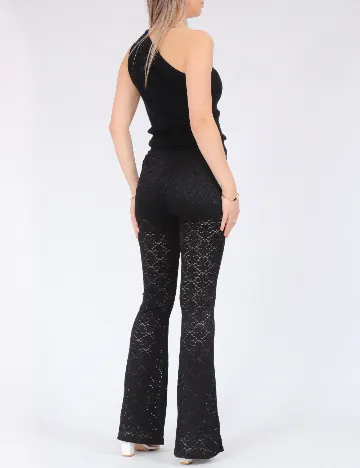 Pantaloni Something New, negru