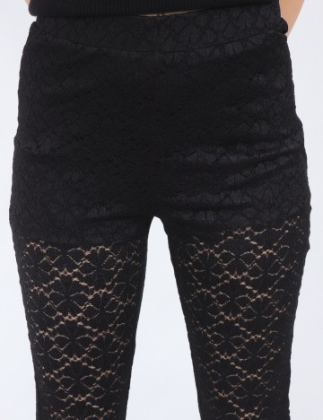 Pantaloni Something New, negru