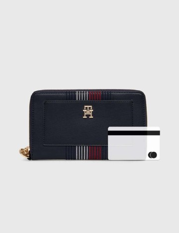 Portofel Tommy Hilfiger, bleumarin inchis