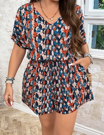 Salopeta SHEIN CURVE, mix culori