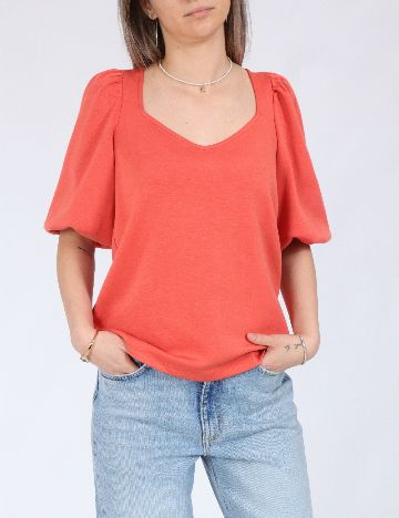 Bluza Vero Moda, portocaliu