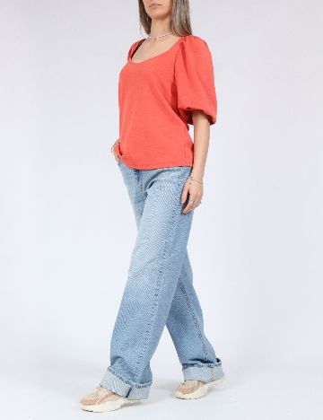 Bluza Vero Moda, portocaliu