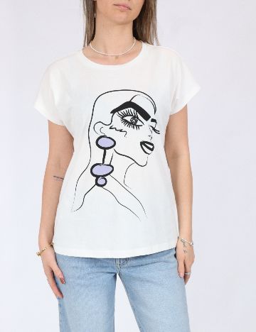 Tricou Vero Moda, alb