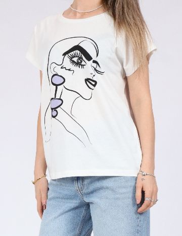 Tricou Vero Moda, alb