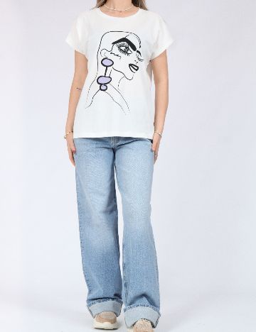 Tricou Vero Moda, alb