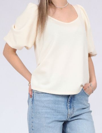 Bluza Vero Moda, crem