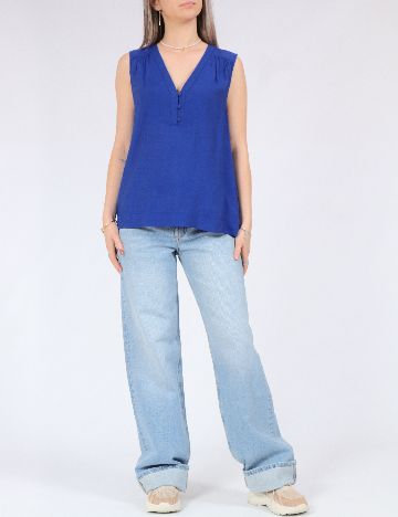 Bluza Vero Moda, albastru