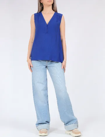 Bluza Vero Moda, albastru