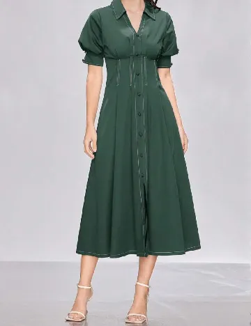 Rochie medie SHEIN, verde