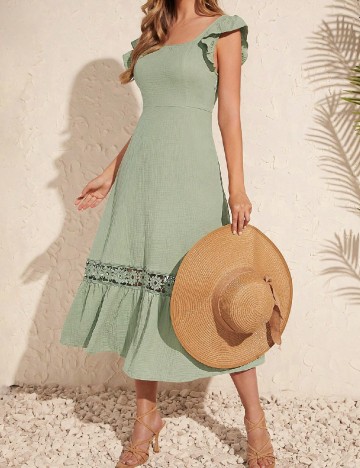 Rochie medie SHEIN, verde