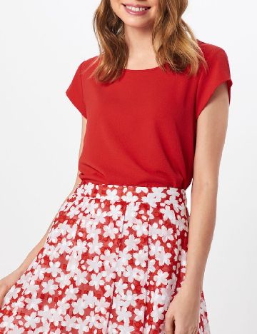 Bluza Vero Moda, rosu