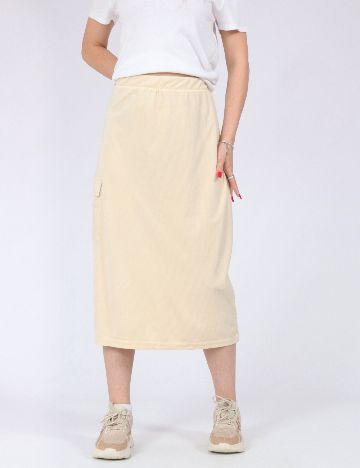 Fusta Vero Moda, crem