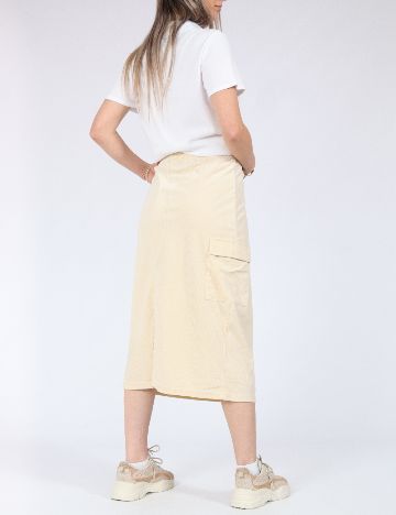 Fusta Vero Moda, crem