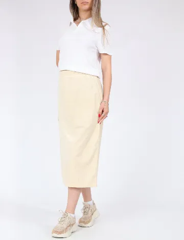 Fusta Vero Moda, crem