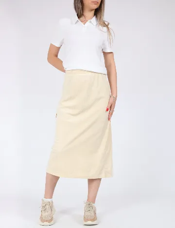 Fusta Vero Moda, crem