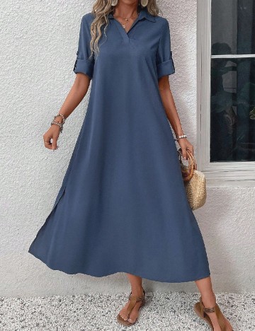 Rochie lunga SHEIN, albastru