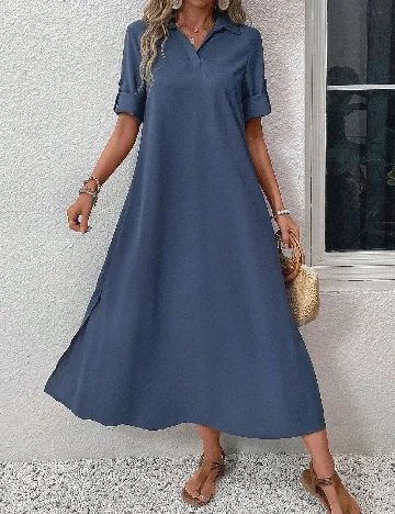 Rochie lunga SHEIN, albastru