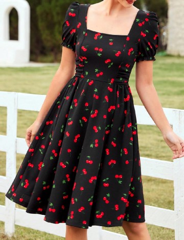 Rochie medie SHEIN, negru