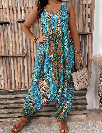 Salopeta SHEIN CURVE, mix culori