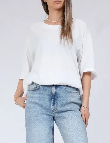 Tricou Oversize Only, alb