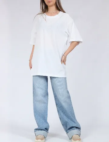 Tricou Oversize Only, alb