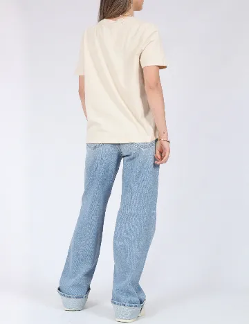 Tricou Vero Moda, crem