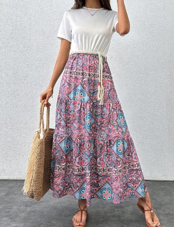 Rochie lunga SHEIN, mix culori