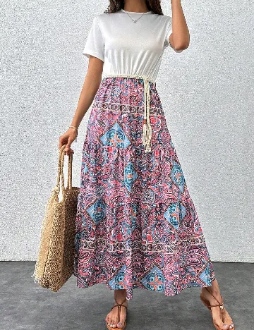 Rochie lunga SHEIN, mix culori