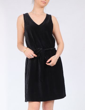 Rochie scurta Pieces, negru