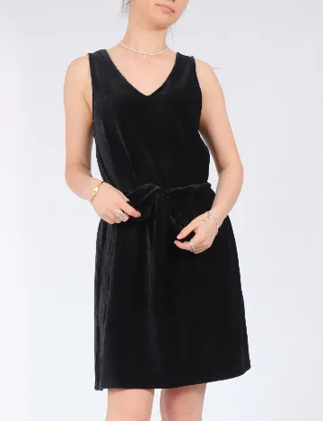 Rochie scurta Pieces, negru