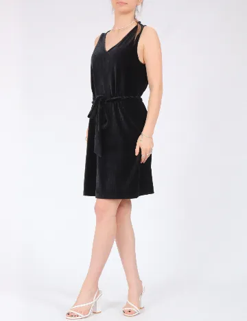 Rochie scurta Pieces, negru