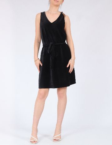 Rochie scurta Pieces, negru