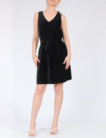 Rochie scurta Pieces, negru