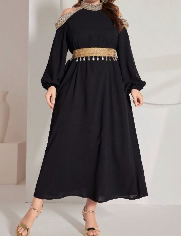 Rochie lunga SHEIN CURVE, negru