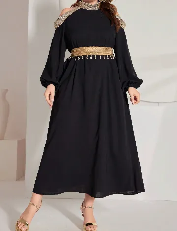 Rochie lunga SHEIN CURVE, negru