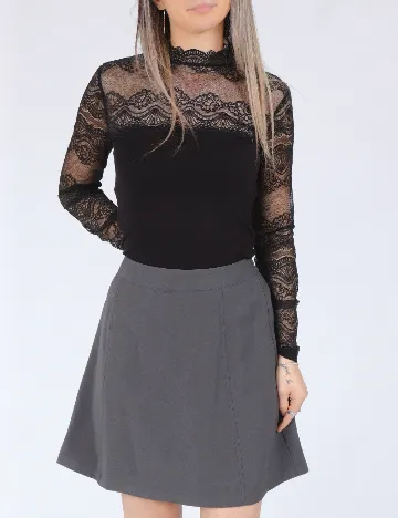 Fusta Vero Moda, gri
