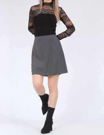 Fusta Vero Moda, gri