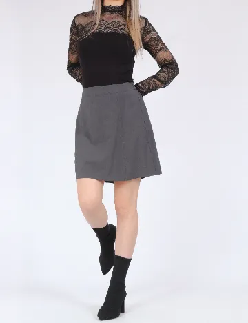 Fusta Vero Moda, gri