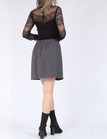 Fusta Vero Moda, gri