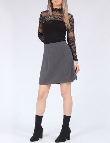 Fusta Vero Moda, gri